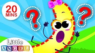 Where's Baby Banana? Baby Apple Looks for his Friend | Fruits and Veggies for Kids | By Little Angel