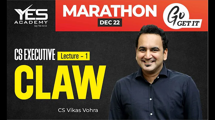 Company Law MARATHON for Dec 2022 (Part 1) | CS Ex...