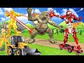 जेसीबी रोबोट ट्रैक्टर रोबोट JCB Robot Tractor Robot Vs Giant Monster Hindi Kahani Bedtime Stories