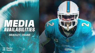 Bradley Chubb meets with the media | Miami Dolphins