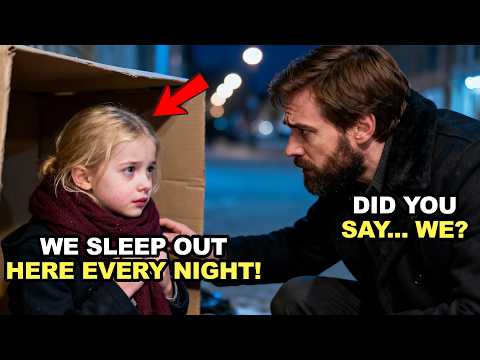 POOR GIRL SLEEPS IN A CARDBOARD BOX — ASKS A BILLIONAIRE TO PROTECT WHO’S BESIDE HER