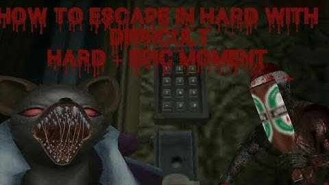 How To Escape With Mode Hard From Door |Epic Momment (Blockman Go Rodent Evil)