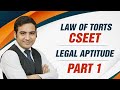 Law of Torts Part 1 | By Advocate Sanyog Vyas | Online Law Lectures | CSEET