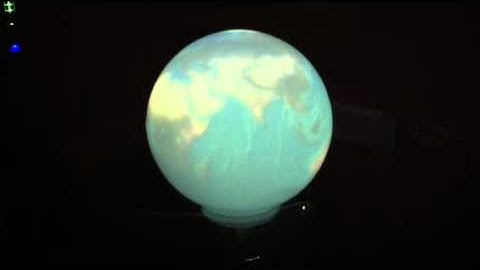 Spherical Projection with pico projector and fisheye lens
