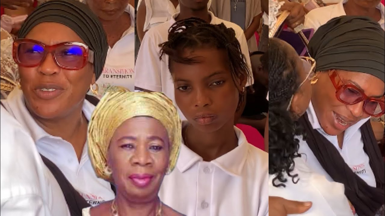 SEE AS FATHIA BALOGUN WELCOME ALL HER GUESS AT HER LATE MUM’S WAKE-KEEPING 