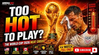 🌡️ FIFA World Cup 2026 HEAT CRISIS! Players & Fans at Serious Risk? 😱Climate Change Raises Concerns