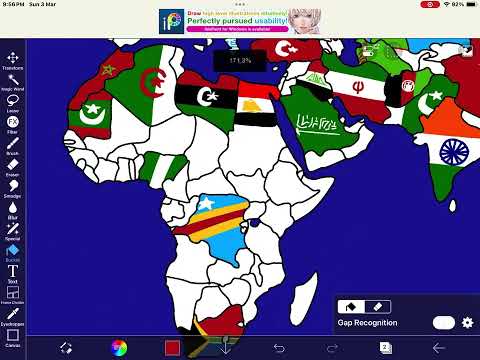Drawing flags of the world 3