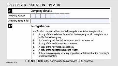 Operator CPC case study video assistance - change of business structure