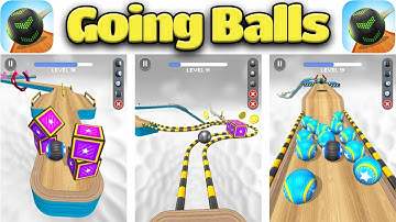 GOING BALLS Gameplay Walkthrough Part 1 All Levels (iOS, Android) How far can you roll the ball?
