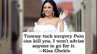 Cosmetic Surgery Pain can kill, I won’t encourage anyone to go for it.