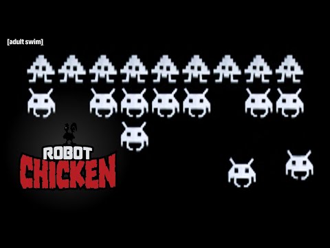 Space Invaders Revolt | Robot Chicken | adult swim