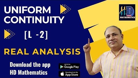 Uniform continuity real analysis in hindi short cut method/ csir net maths /Gate math/upsc maths/L2/