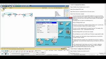 Lab 1.5.1 cabling devices and basic setup Packet tracer labs