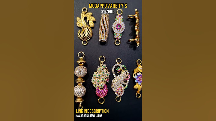 12 Grams Onwards Mugappu Chains @Navaratnajewellers