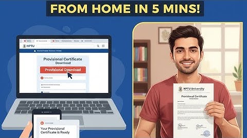 How to Apply for HPTU Provisional Certificate From Home (Step-by-Step Guide)​