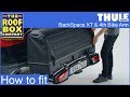 Thule BackSpace XT + Thule BackSpace XT 4th Bike Arm - How to fit