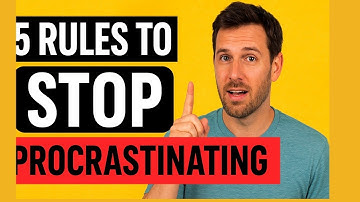 5 Rules to Stop Procrastinating | How to Get Things Done & Stay Motivated