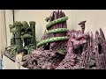 New Masters of the Universe Castle Grayskull & Snake Mountain Custom on display