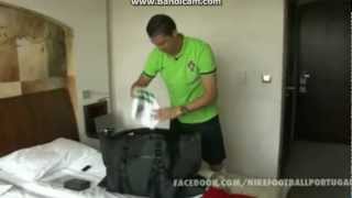 Cristiano Ronaldo Recieves Goods From Nike New Advertisment
