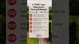 Kunci hidup kamu tenang dan bahagia #shorts #motivasi #inspirasi #semangat #sukses