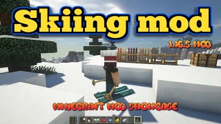 Minecraft 1.18.1 - Skiing mod