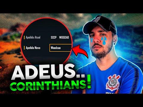 ADEUS CORINTHIANS FREE FIRE!! CONTANDO SOBRE MINHA SAIDA