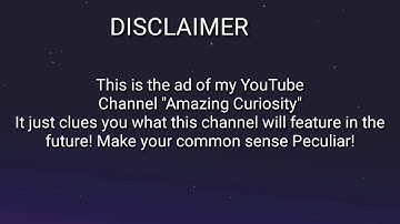 "Amazing Curiosity" Advertising Video