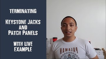 [Video 3] Structured Cabling 101: Keystone Jacks and Patch Panels with Live Example