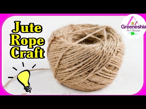 DIY Easy Room Decor Jute Wall Hanging | Showpiece Making using Jute