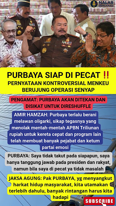 Kemungkinan Purbaya Akan Di Pecat‼️#menkeu #kejagung #kpk #dpr #shorts #fyp #short #viral #trending