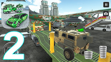 Army Truck Cargo Car Drive Gameplay Walkthrough Part 2 (IOS/Android)