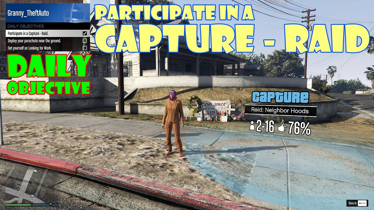Participate in a Capture Raid Daily Challenges GTA Online YouTube