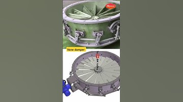 Variable inlet vane damper . #cad #pump#design #solidworks #engineering #autocad