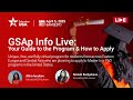 GSAp Info Live: Your Guide to the Program & How to Apply