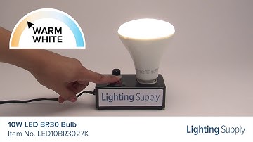 TCP 10W LED BR30 Bulb (LED10BR3027K)