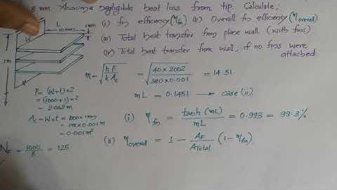 Fins - Problems on Efficiency and Effectiveness | Heat transfer through fins | HMT| KTU| S6 MECH |