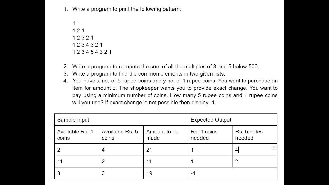 Python_Programs: Solutions of T1 - YouTube