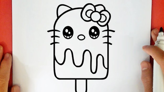 🚀Como desenhar um gato unicórnio 🚂desenho kawaii fácil passo a passo gato-unicórnio  fofo [caticorn] 