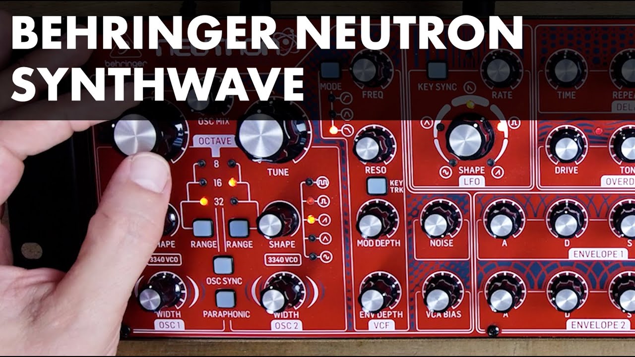 Synthwave with the Behringer Neutron