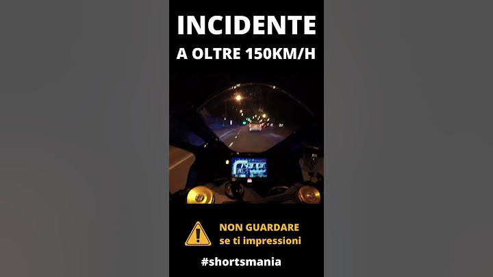 Spaventoso INCIDENTE in moto a 150km/h NON GUARDARE se ti impressioni