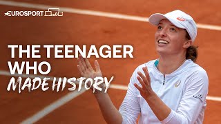 The Match Where A 19 Year-Old Swiatek Became The First Pole To Win A Grand Slam! | Eurosport Tennis