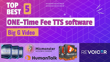 Top 5 Text to Speech software - One Time Fee - No subscriptions