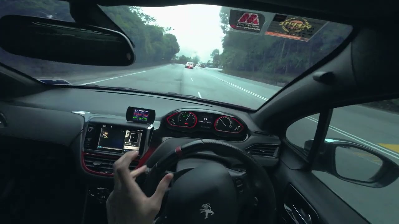 [POV] Genting Highland Uphill Run Touge 峠 Drive Peugeot 208 GTi Supra BMW 430i