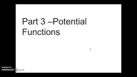 MSc Electodynamics- Part 3 - Potential Functions