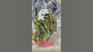 Chế tác cây đào thọ 🌸🌸🌸chất ngọc serpentine ngọc cao cấp top 1 thế giới 💎💎💎
