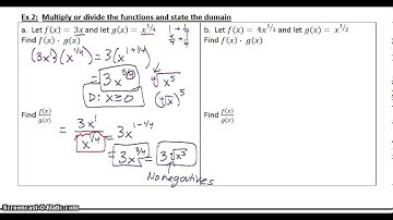 7.3 Power Functions and Function Operations