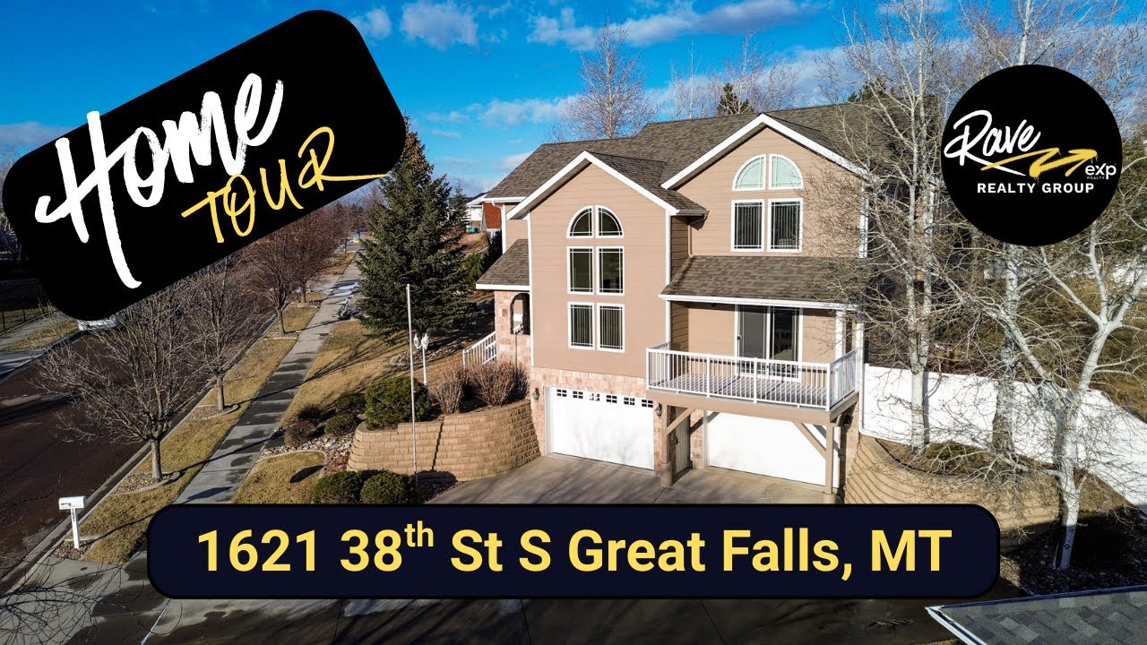 Great Falls Home with VIEWS! Multi Level build with Mother - in - Law Suite