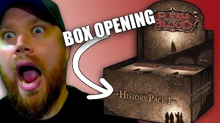 Flesh and Blood TCG History Pack 1 Box Opening!