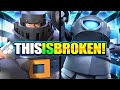 THIS IS 100% BROKEN!! NEW MEGA KNIGHT + MINI PEKKA CYCLE DECK!! Clash Royale Mega Knight Deck