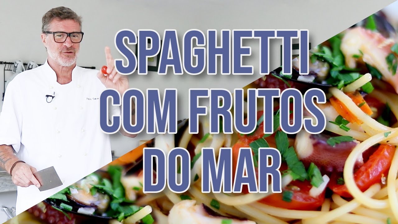 Receita de Spaghetti com Frutos do Mar